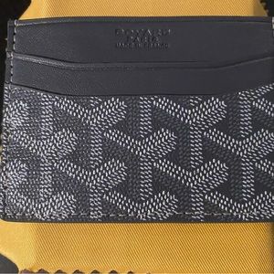 Goyard card wallet holder